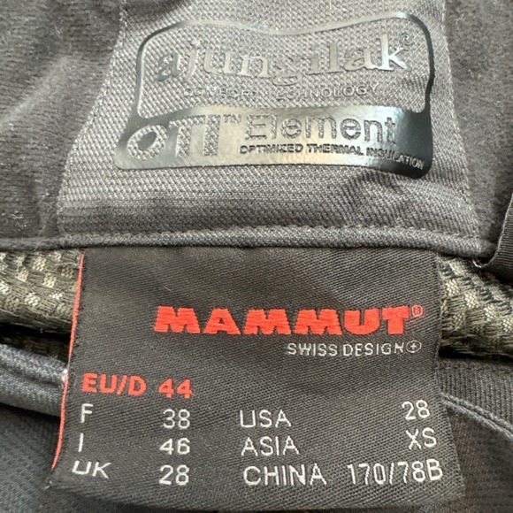 Mammut Womens Snowboard Ski Pants Ajungilak OTI Element DryTech Gray 27 - Picture 5 of 10